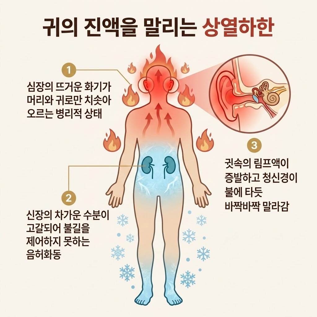 상열하한 음허화동 자음강화탕 진액 고갈 열독 이명