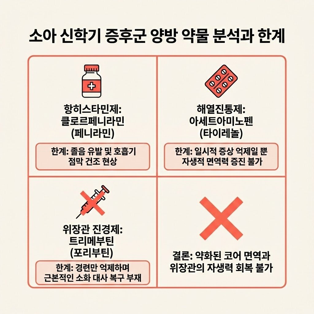 소아 양방 약물 한계 이미지