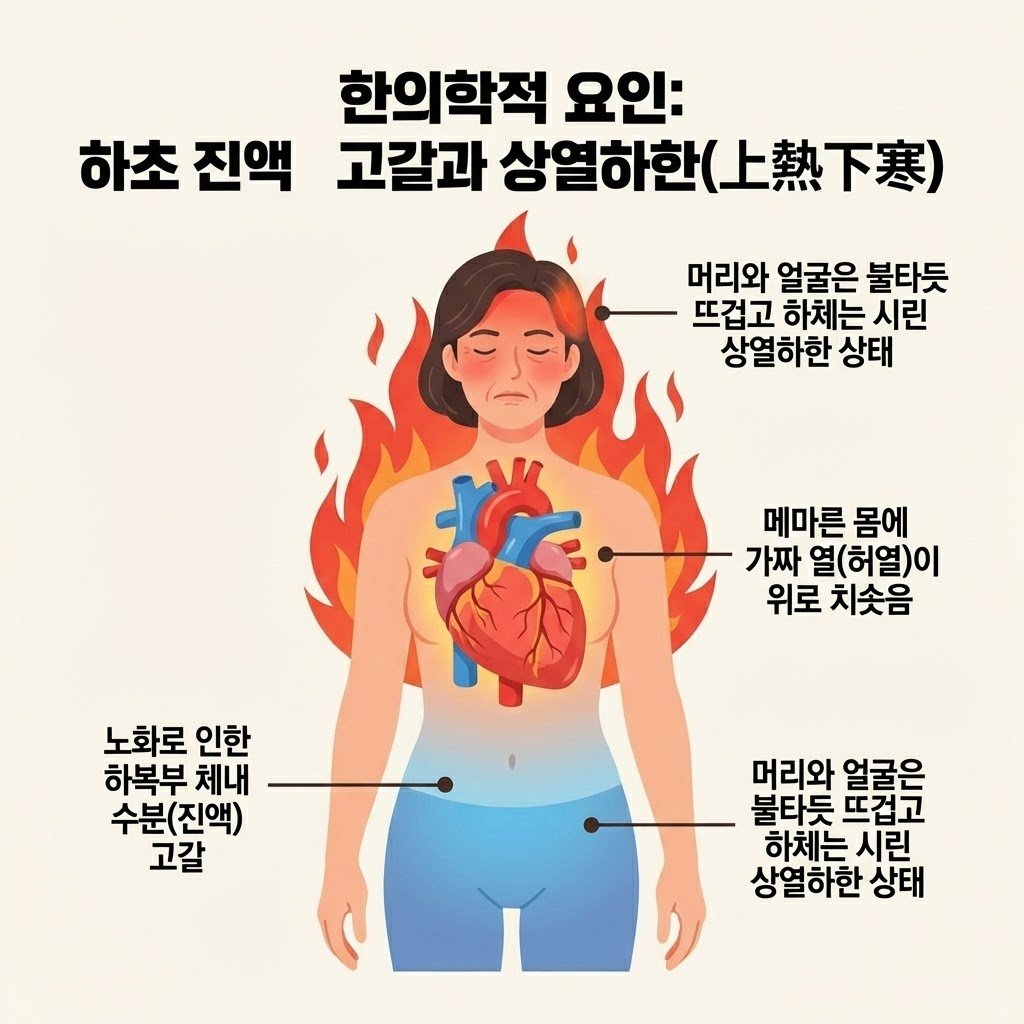 진액 고갈 허열 상열하한 구강건조 안구건조 원인