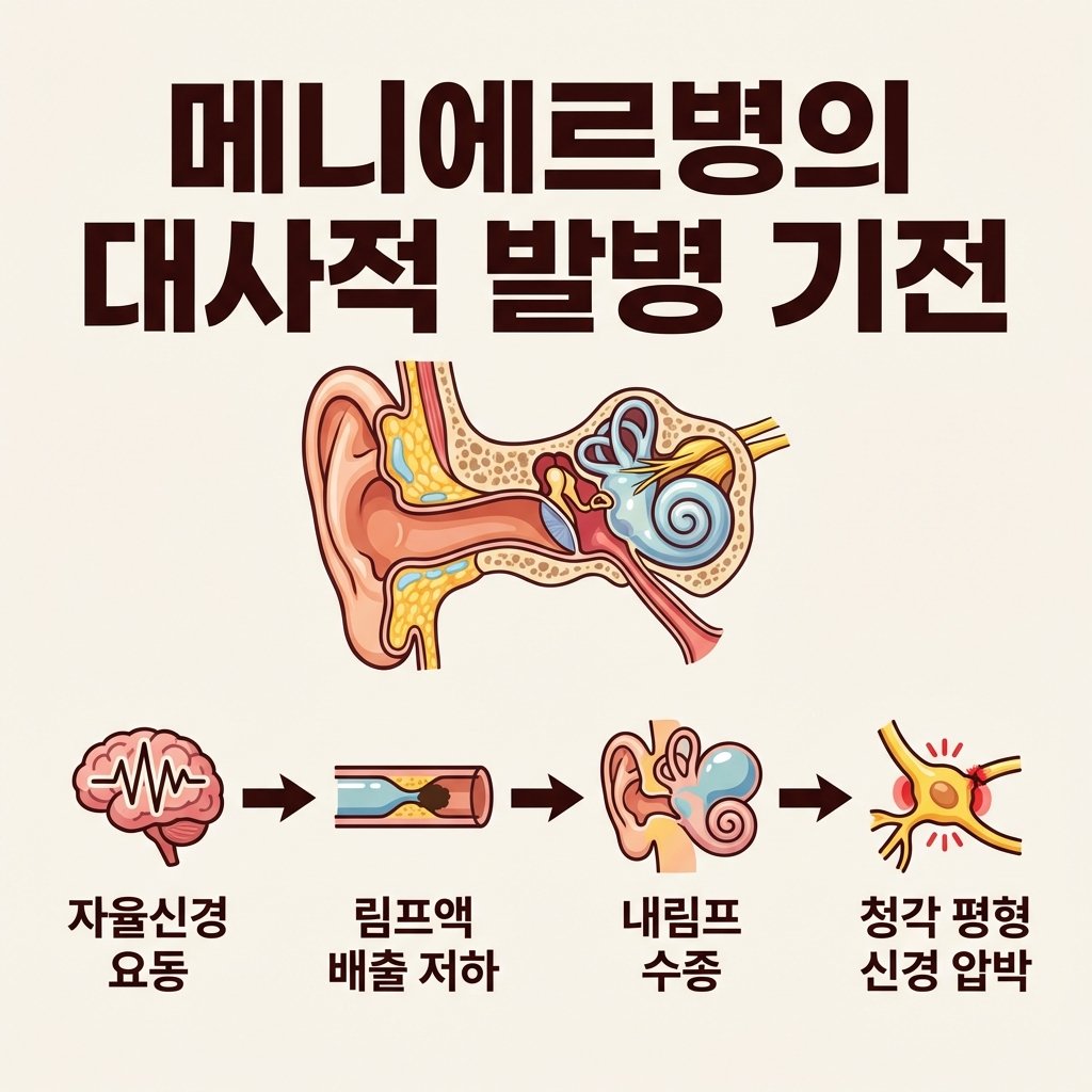 메니에르 발병 기전 림프액 정체 내림프 수종