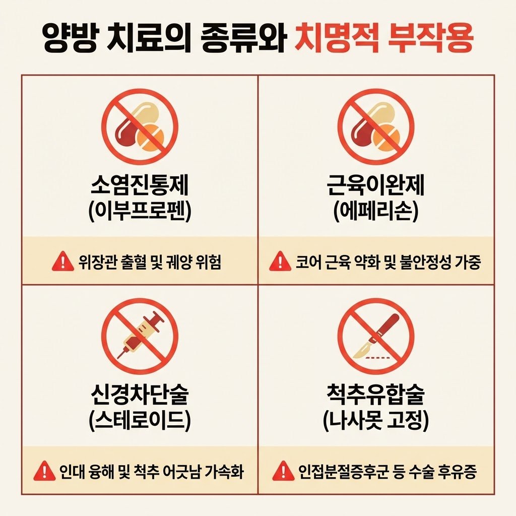 다열근 척추기립근 약화 척추 불안정성 보존적 치료 핵심