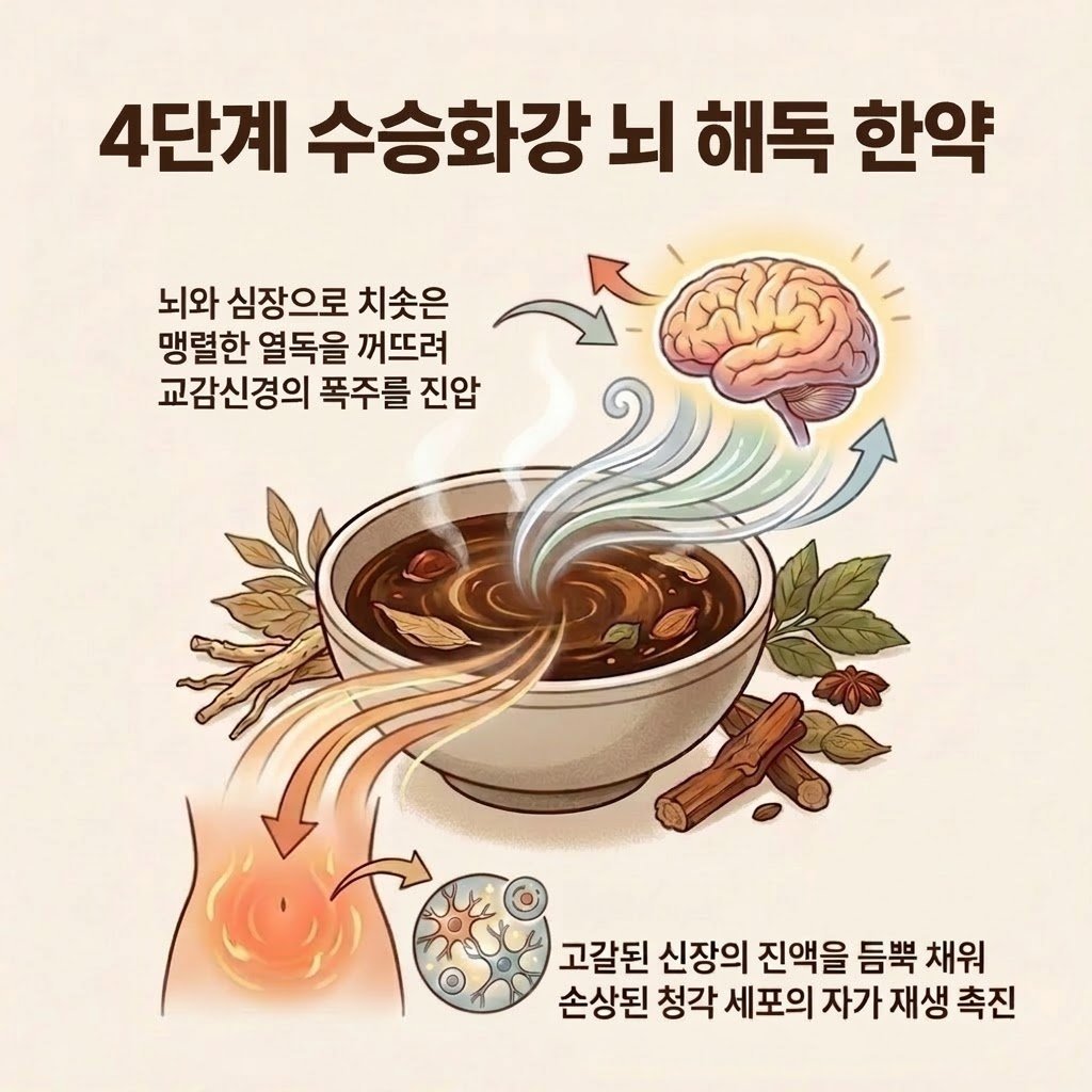 이명 한약 치료 수승화강 상열하한 청열해독 자음강화 재생