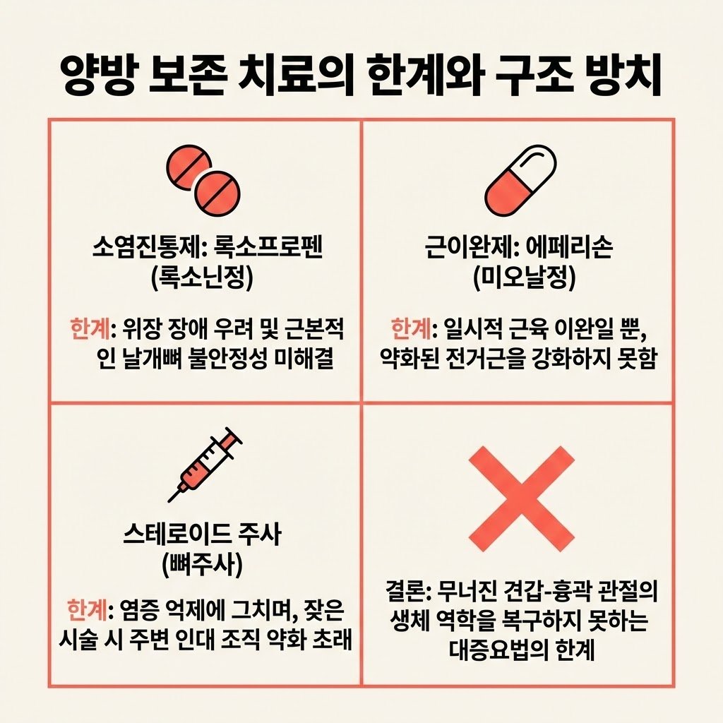 록소닌정 미오날정 뼈주사 한계 부작용