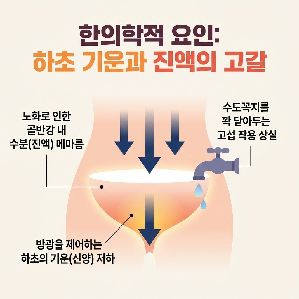 하초 진액 고갈 신양 허약 과민성 방광 원인