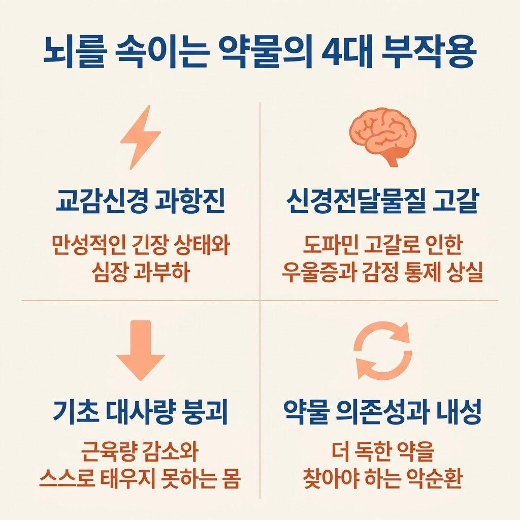 식욕억제제 4대 부작용 교감신경 우울증