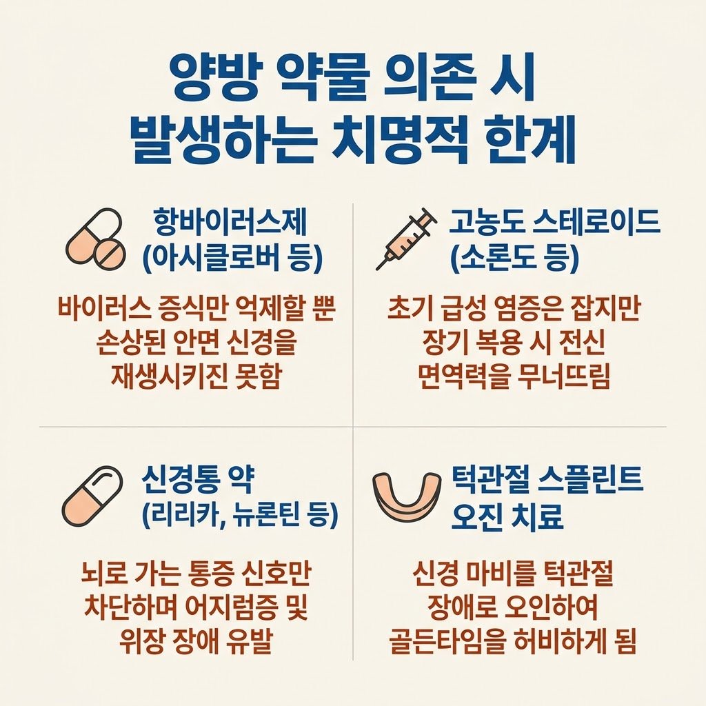아시클로버 소론도 스테로이드 리리카 부작용 턱관절 스플린트 오진