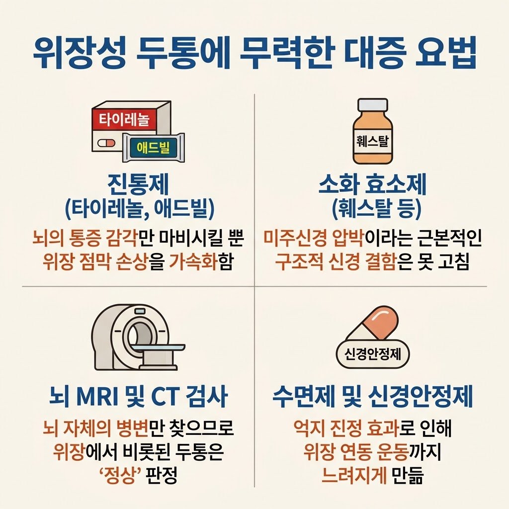 타이레놀 애드빌 진통제 훼스탈 한계 뇌 MRI 신경안정제 부작용