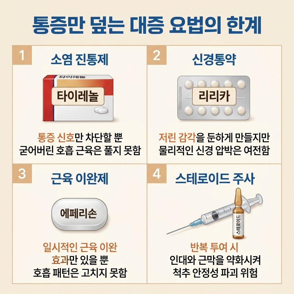 타이레놀 리리카 에페리손 스테로이드 뼈주사 부작용 한계
