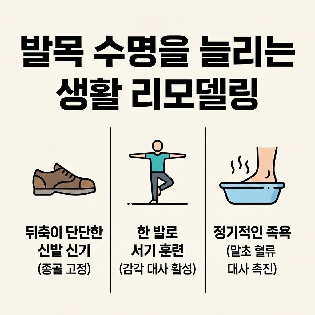 발목 생활 관리 가이드