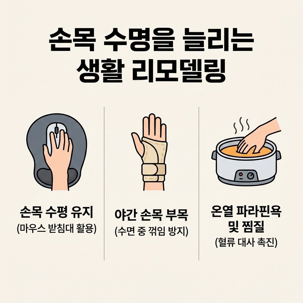손목 생활 관리 가이드
