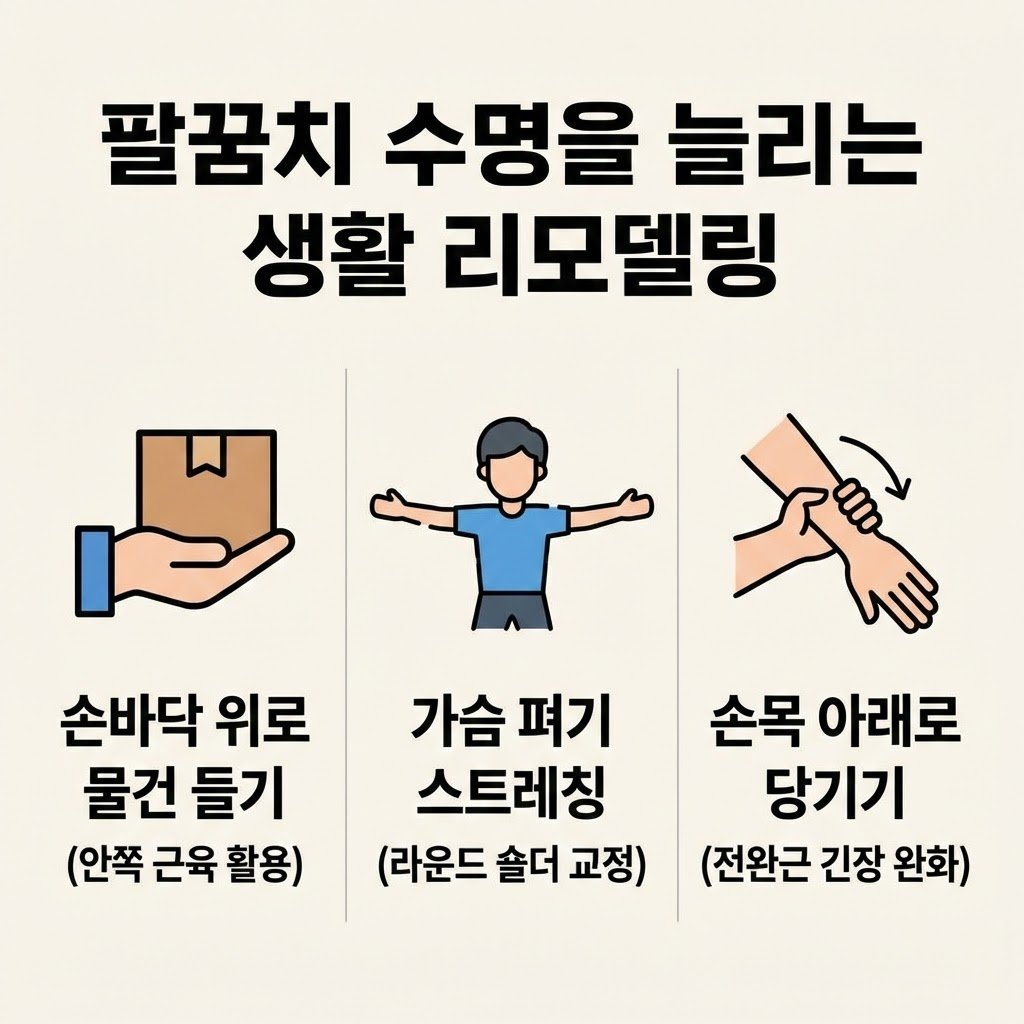 팔꿈치 생활 관리 가이드