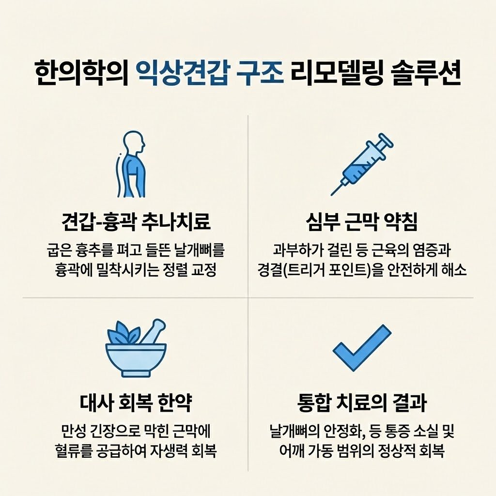 견갑골 추나치료 약침 한약 치료