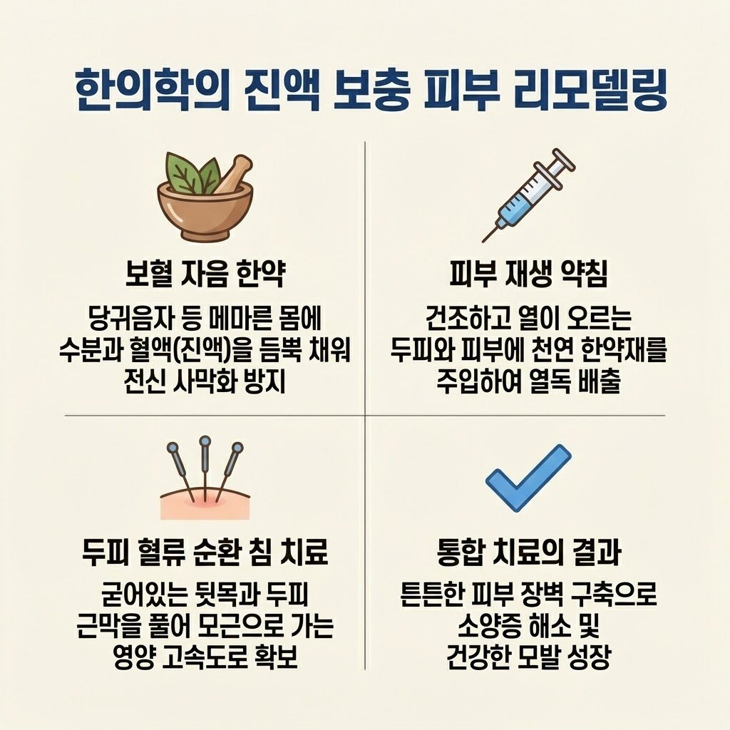 갱년기 탈모 한의원 치료 당귀음자 약침 침치료