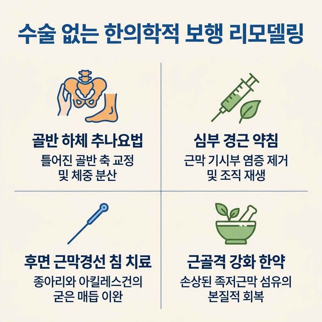 추나요법 약침 치료 후면 근막 침치료 근골격 강화 한약