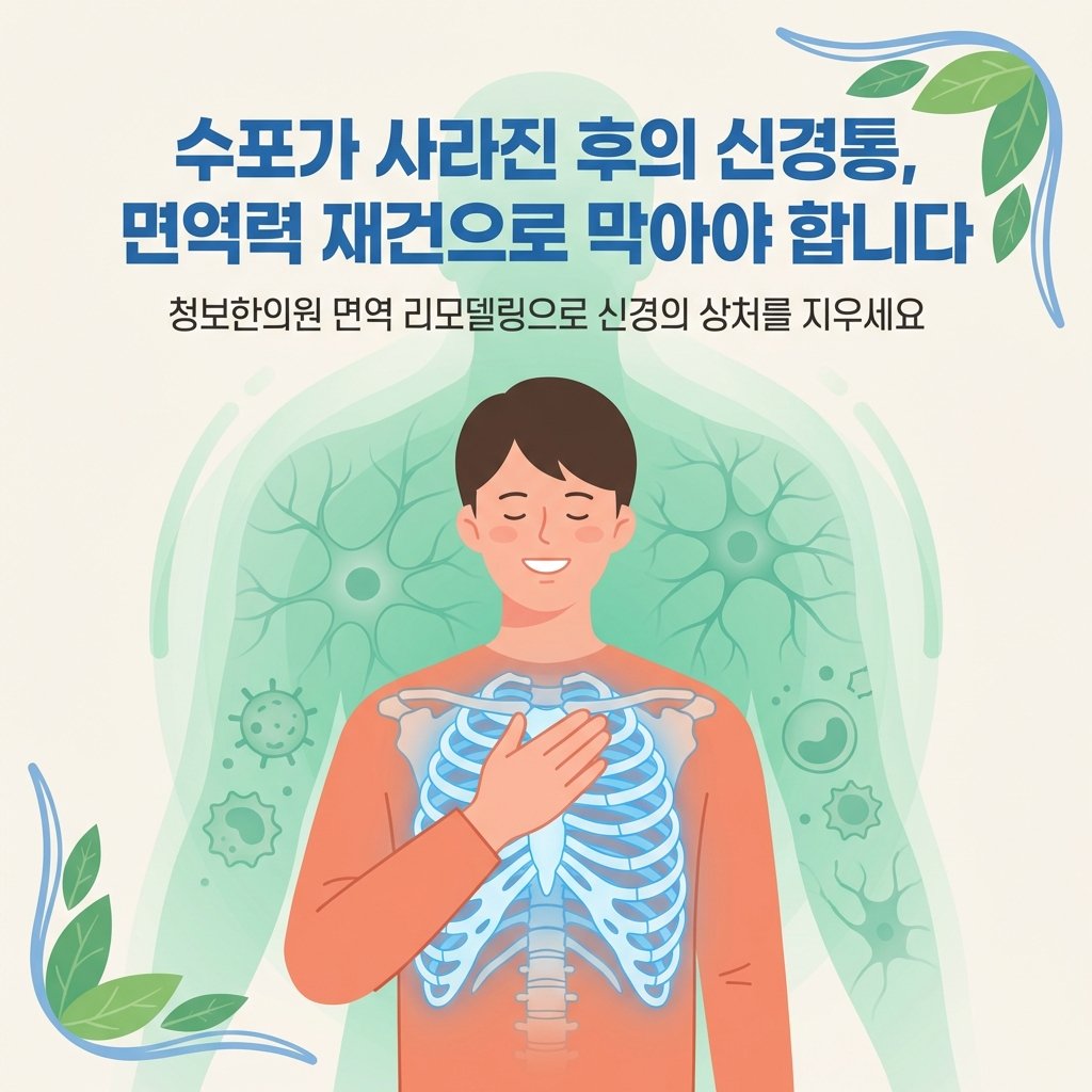 대상포진후신경통 한방 면역 리모델링 클로징