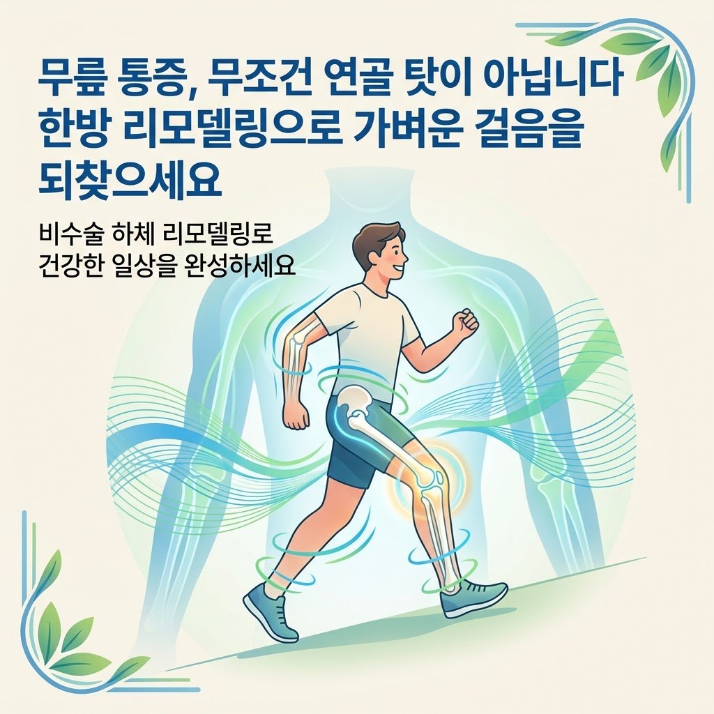 무릎 한방 리모델링 한의원 보존치료 클로징