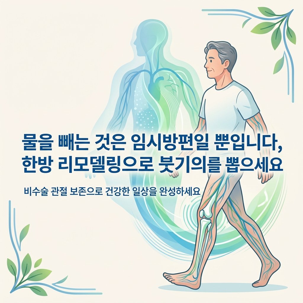 무릎 부종 한의원 보존치료 클로징