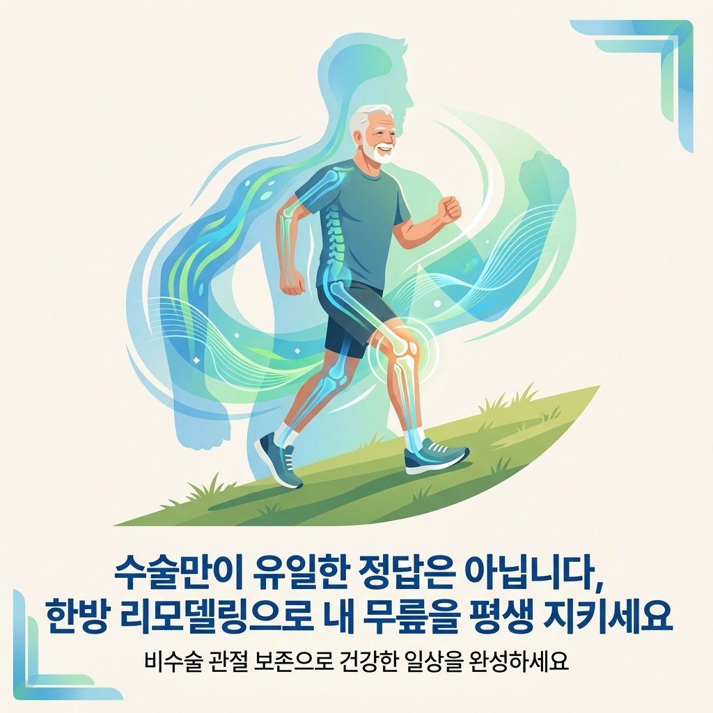 무릎 통증 수술 없이 보존치료 클로징