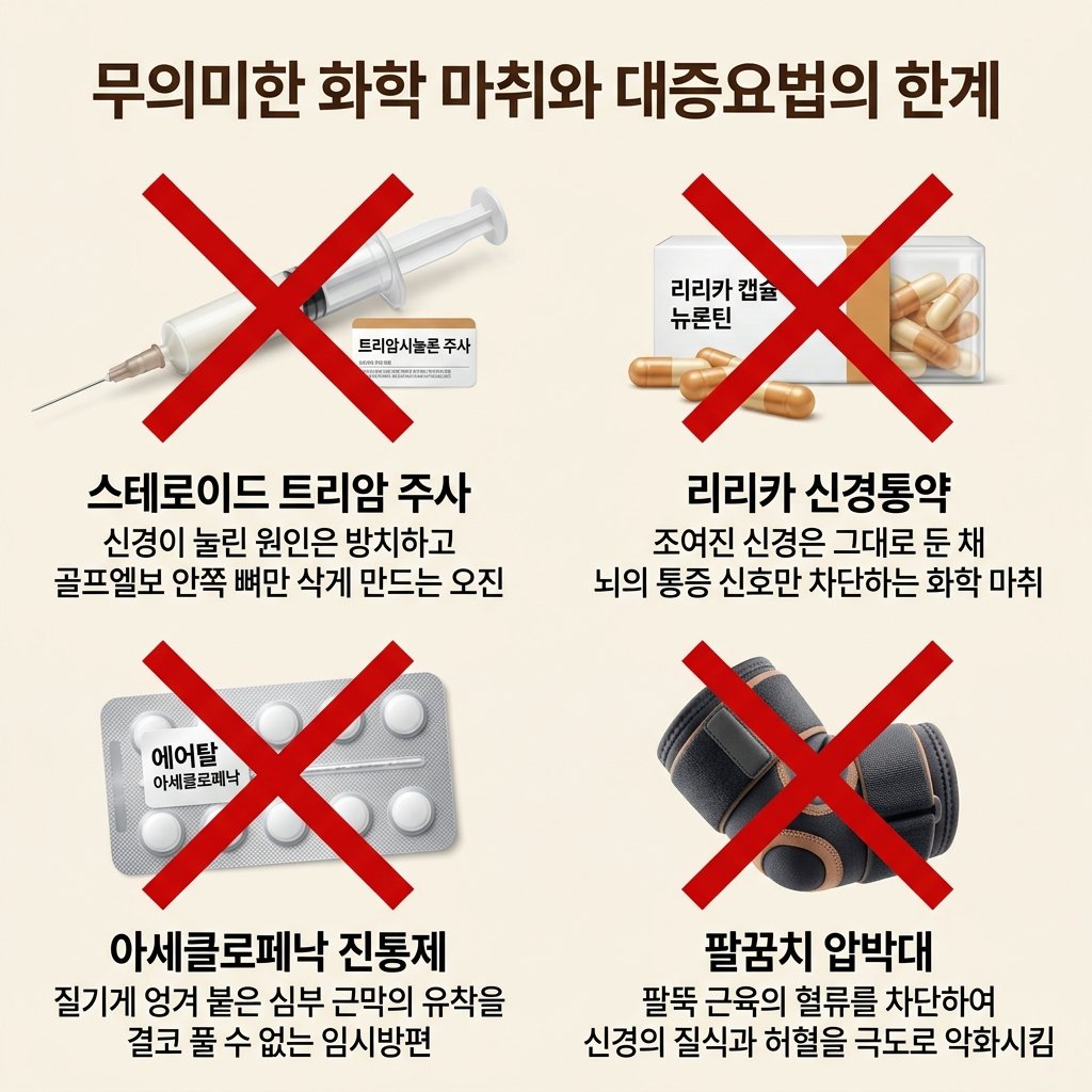 트리암시놀론 주사 오진 리리카 캡슐 부작용 아세클로페낙 소염진통제 한계 팔꿈치 보호대 효과