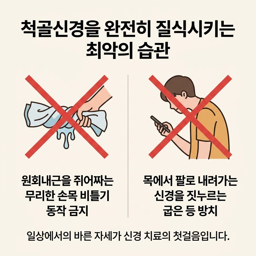 가짜 골프 엘보 예방 생활습관 손목 비틀기 금지 가슴 활짝 펴기