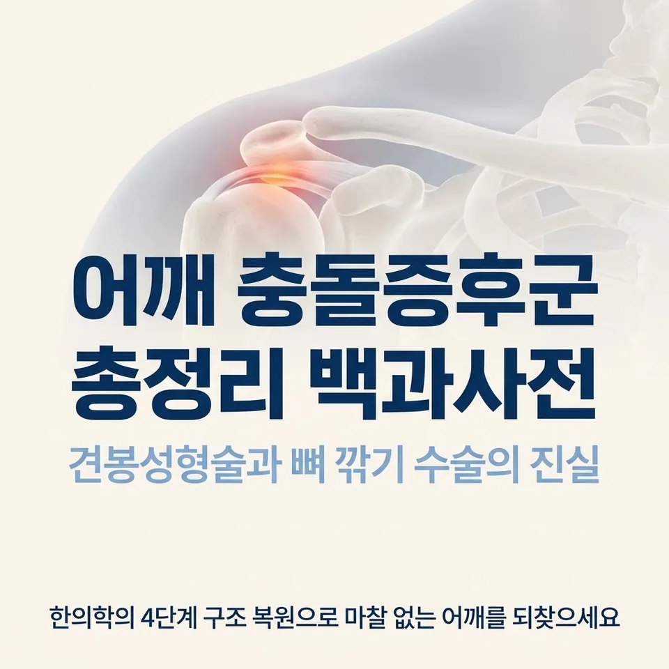 어깨 충돌증후군 견봉하 공간 실루엣