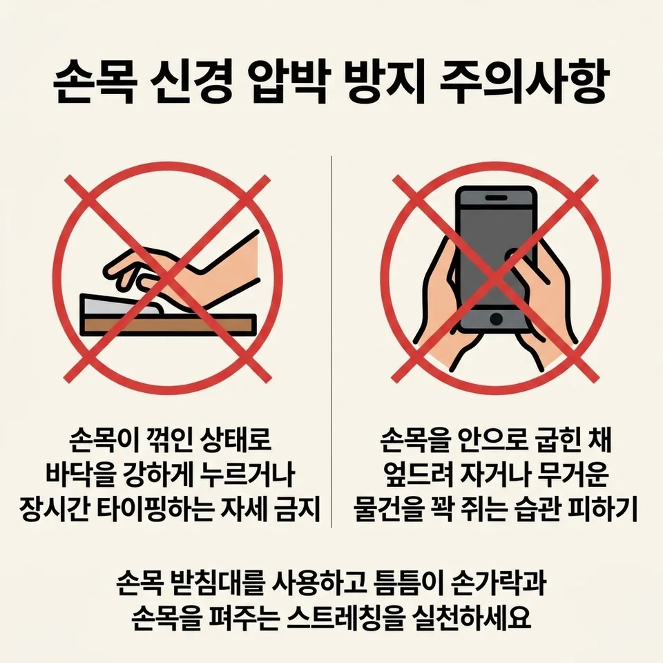 금기 행동 및 생활 관리