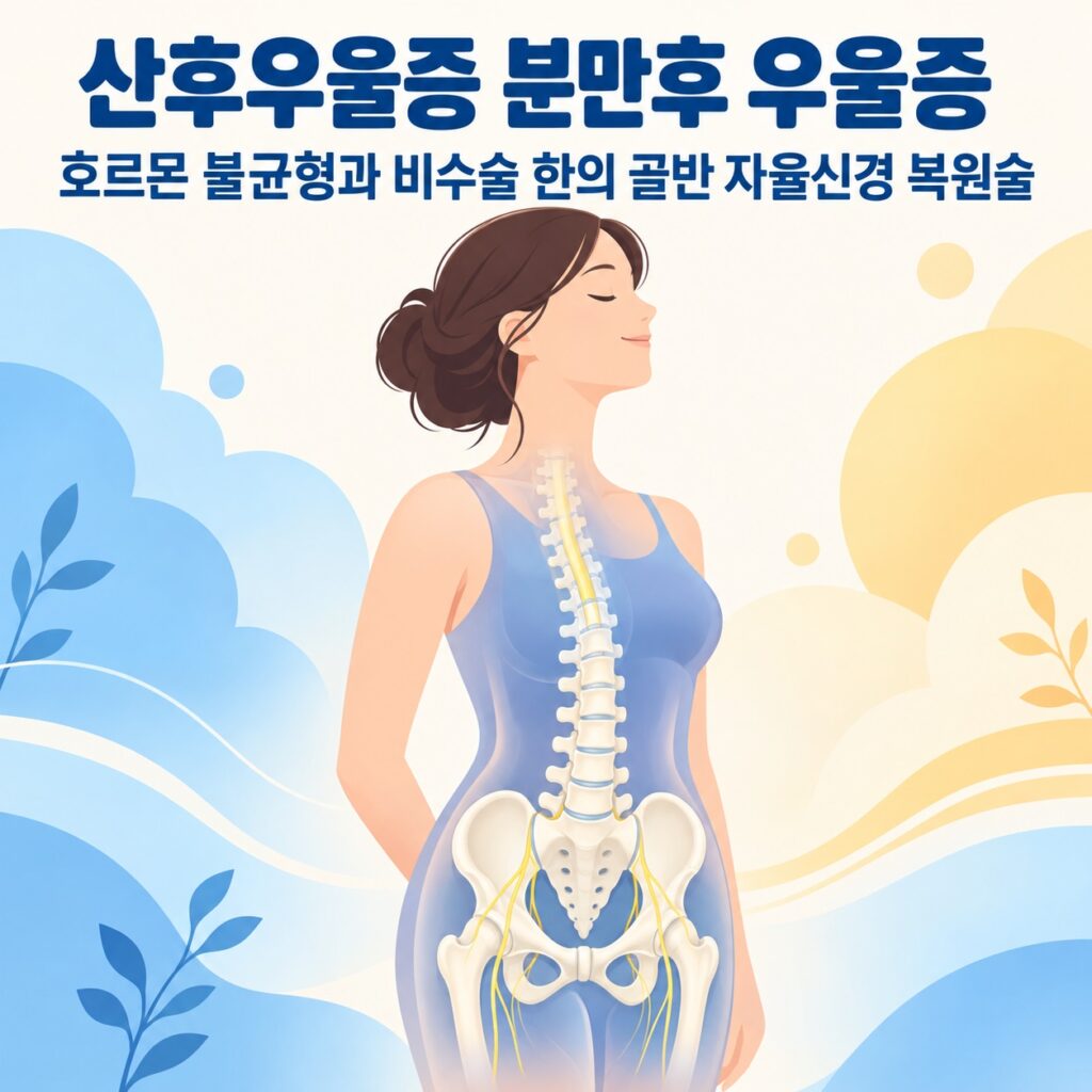 산후우울증 비수술 골반 자율신경 복원술 인포그래픽