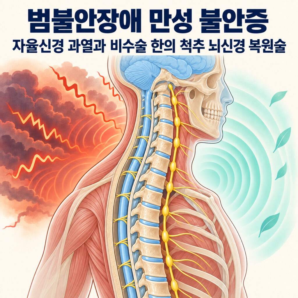 범불안장애 비수술 척추 뇌신경 복원술 인포그래픽